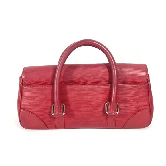 LOUIS VUITTON M5887E Epi Segur PM flap Hand Bag Epi Leather Castilian Red - Picture 3 of 16